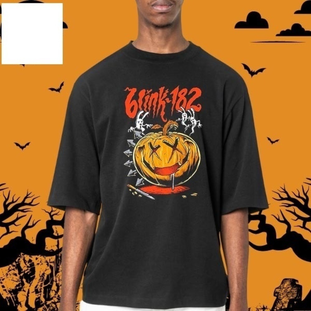 Blink182 Pumpkin And Bunny Fan Gifts Halloween Shirt Unisex Tshirt